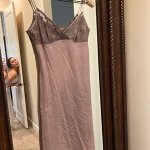 Dosa slip dress smokey lavender size 2